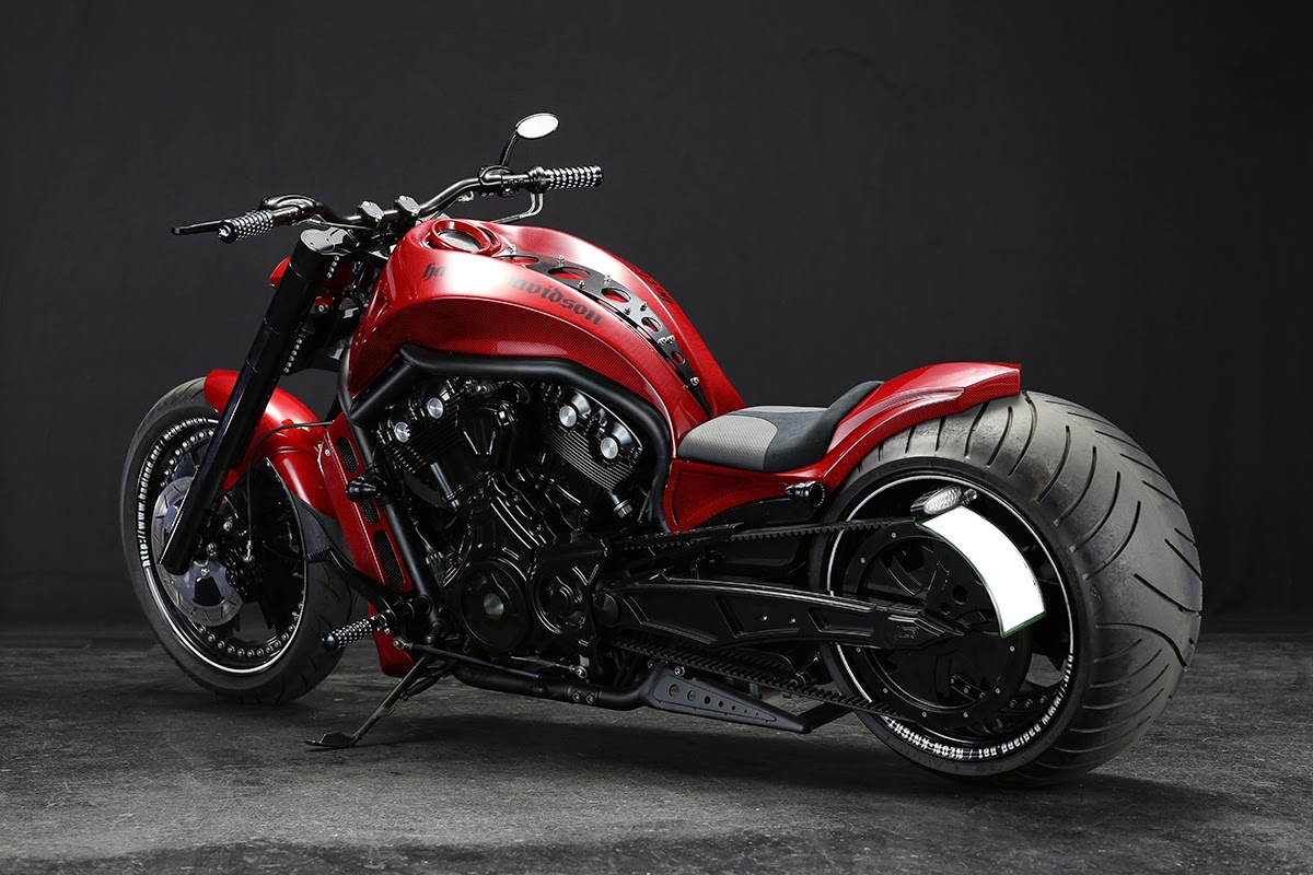 Modifikasi Harley Davidson VRSCD 2007 Ban Custom Pict Gambar