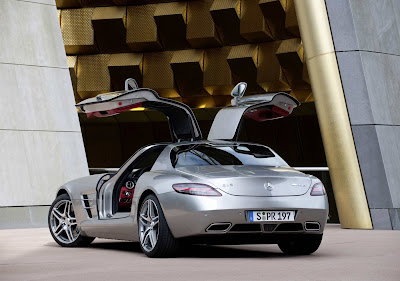 2010 Mercedes-Benz SLS AMG Rear View