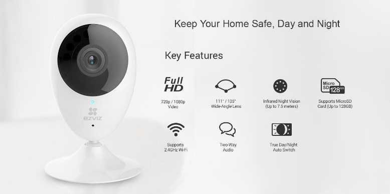 Camera IP không dây  Wifi Ezviz Mini CS-CV206