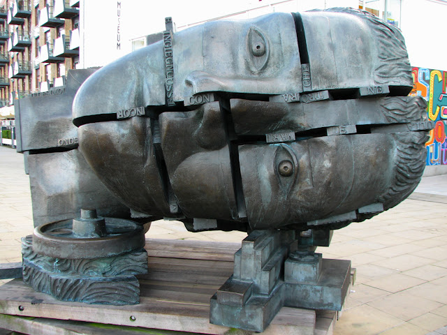 Head of Invention by Eduardo Paolozzi, Butler's Wharf, London