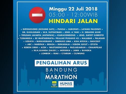 Rute West Java Marathon 2018