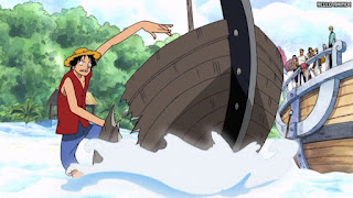 ワンピース アニメ 空島 スカイピア 155話 ルフィ ウェイバー | ONE PIECE Episode 155 Skypiea