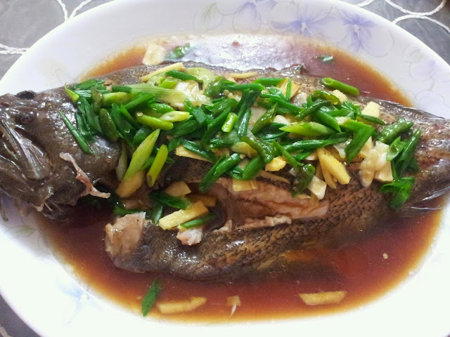 Mama Aimi Najla Arissa: Ikan sebelah masak stim chinese style