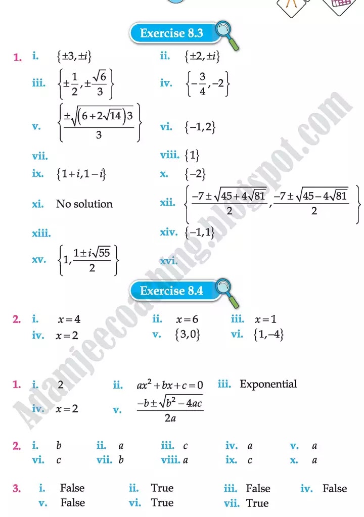 answers-key-mathematics-class-9th-text-book