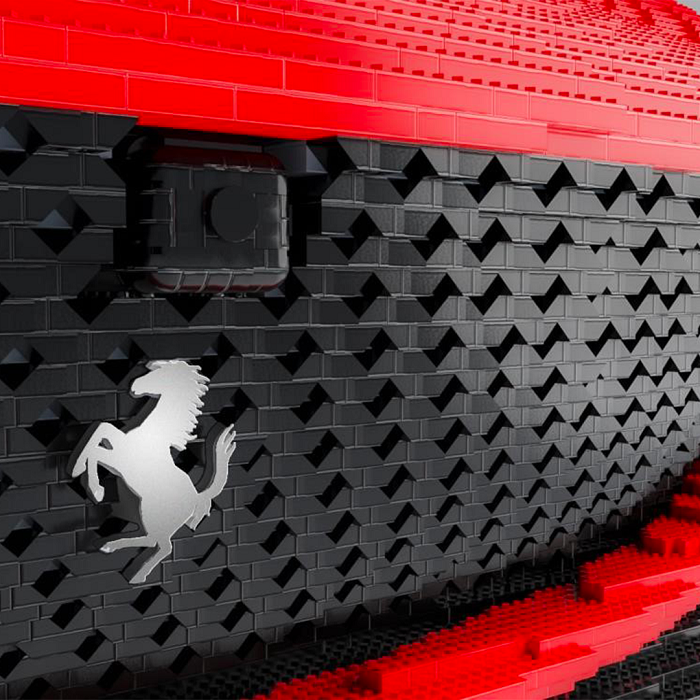Ferrari Monza SP1 Built Using LEGO Bricks