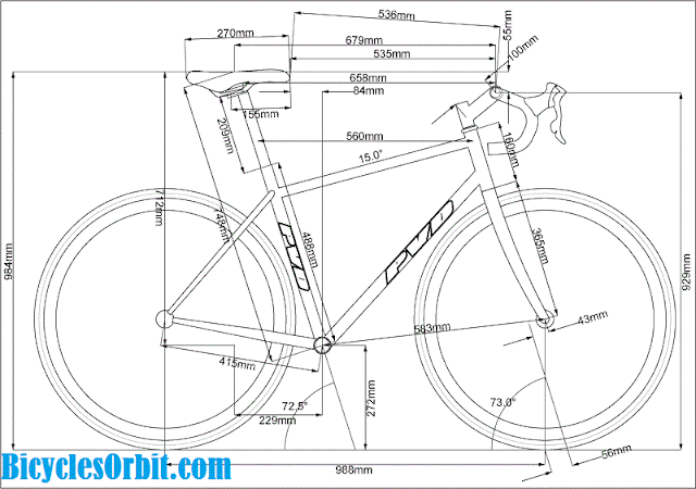 Dimensions of Road Bikes