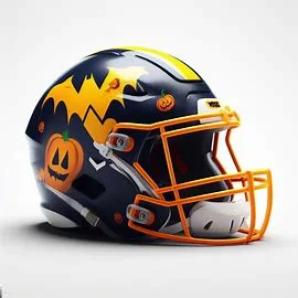 West Virginia Mountaineers Halloween Concept Helmets