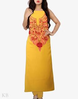 embroidered kurtis online