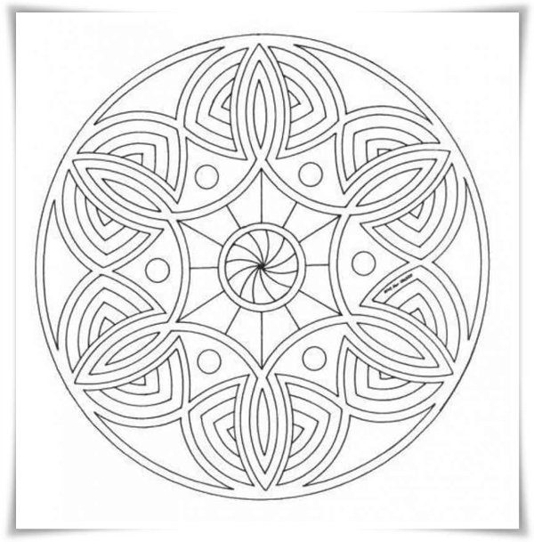 Mandalas zum ausdrucken Mandala Malvorlagen 