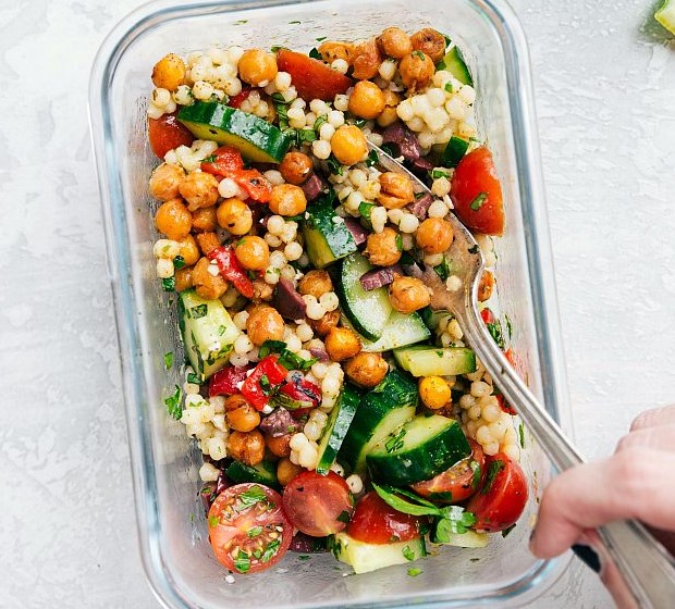 CHICKPEA SALAD #vegan #recipes