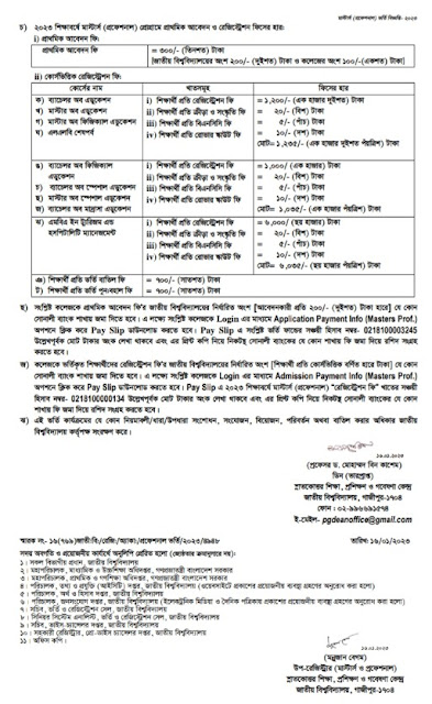 National University BEd BPEd MEd BSEd Admission Circular 2023