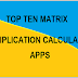 TOP TEN MATRIX MULTIPLICATION CALCULATOR APPS