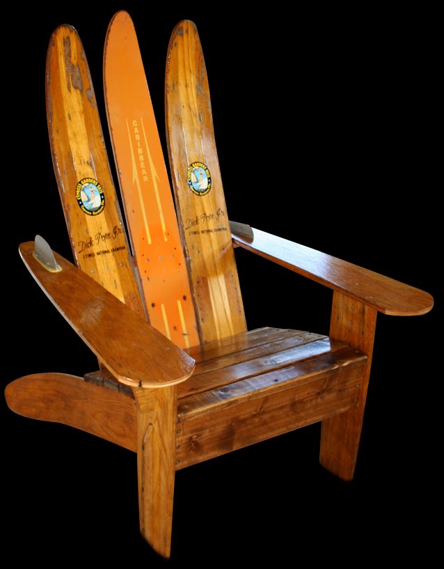 Brad Dunham custom Art: Adirondack Ski Chairs