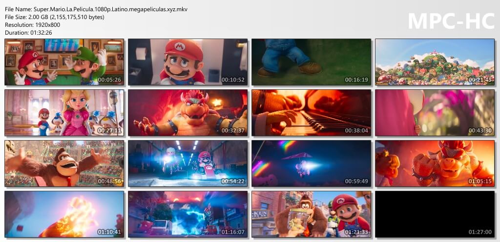 capturas película Super Mario Bros La Pelicula latino