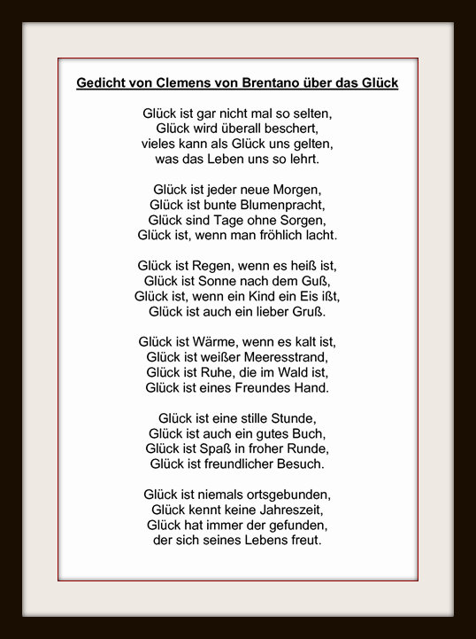 Sprche Ber Das Glck Zitate Glck Gedichte Spruch