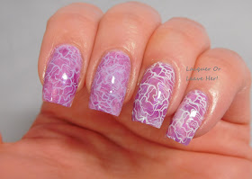 Messy Mansion Leadlight Lacquer A08 over Zoya Abby, Jordan, Millie, and Tina