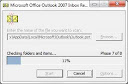 After selecting the PST file Pst19upg.exe Tool Does Not Work In Unicode Format Pst File In Outlook 2003