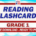 READING FLASHCARDS for GRADE 1 (Free Download)
