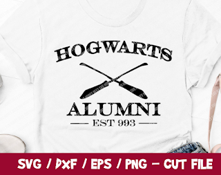 Hogwarts Alumni SVG, Hogwarts Tshirt, Harry Potter Vector, Harry Potter Svg Cricut Silhouette, Hogwart Svg, Quidditch Svg, Vinyl Cut File