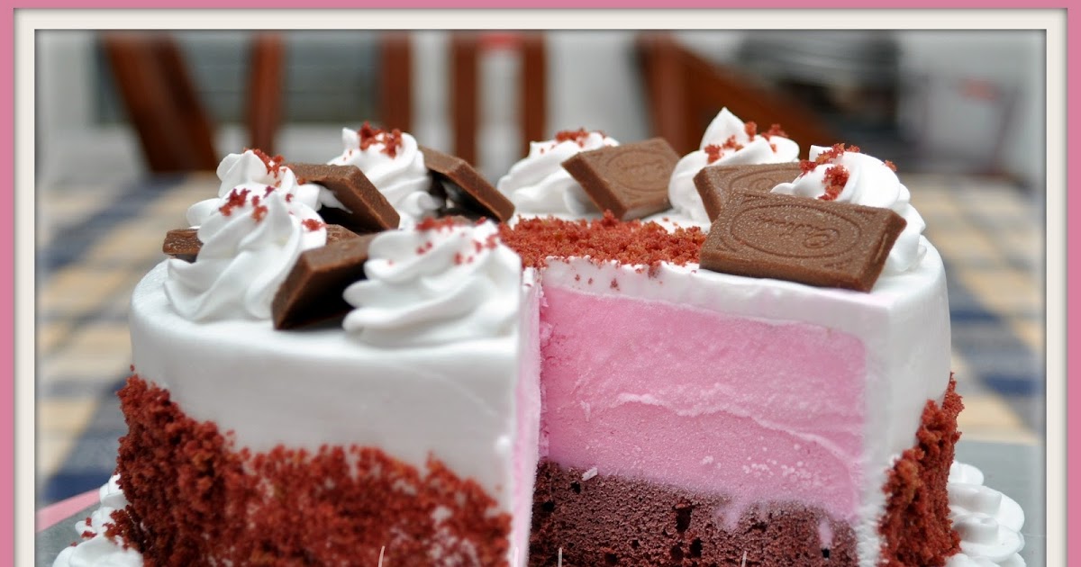 Aku.Zack Cakery: Resepi Red Velvet Ice-Cream Cake