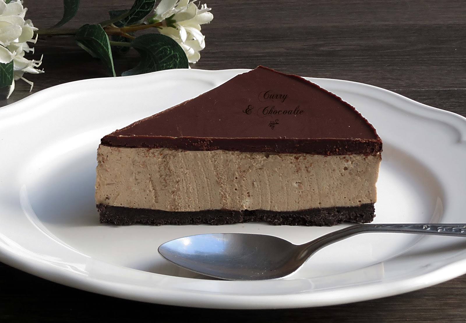 Tarta sin horno mousse de Baileys y chocolate -  Bailey’s coffee chocolate mousse cake