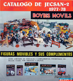 Boybis Movils de Jecsan Catálogo año 1977 - 1978 de Juguetería.