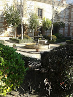 jardín de la facultad de filosofia y letras de la Universidad de Alcalá
