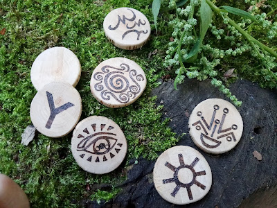 Witches runes, divination