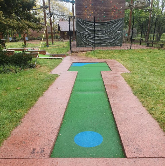 Crazy Golf at Vivary Park, Taunton. Photo by Simon Brown, May 2021