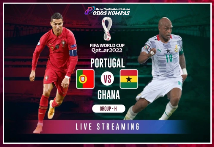 Live Streaming Portugal vs Ghana di Piala Dunia 2022