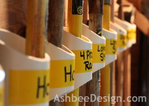 Ashbee Design: Organizing Garden Tools with PVC