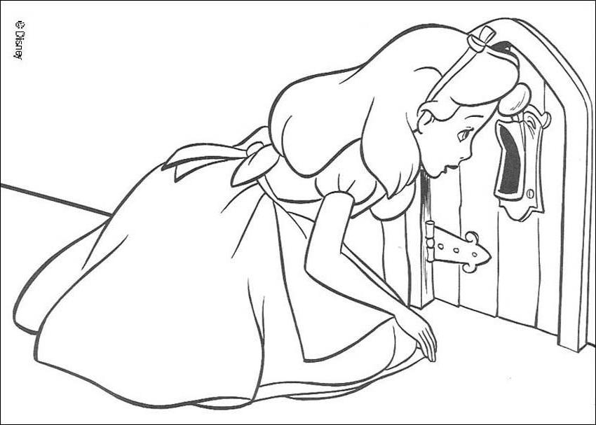 Alice Wonderland Coloring Pages 2