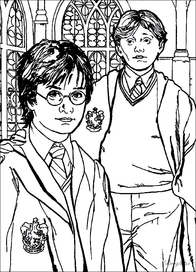 Download 20 Harry Potter Coloring Pages Easy and Free - COLORING ...