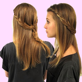 PEINADOS CON TRENZAS Y PELO SUELTO - TRENZAS CON FLECOS vía http://xn--peinadoparanias-brb.blogspot.com/2014/02/peinados-con-trenzas-y-pelo-suelto.html#.UwKaf2J5OLc