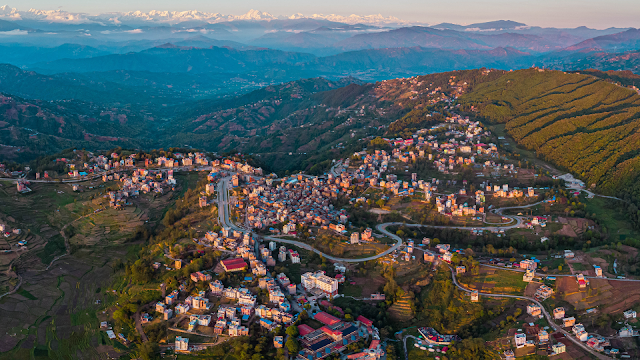 Panoramic View of Dhulikhel