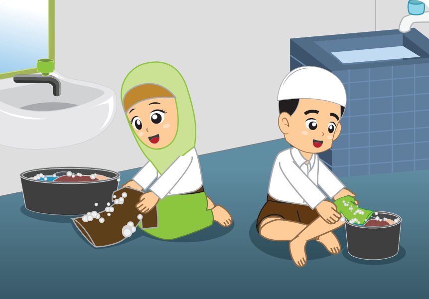Nasihat Nabi -Yang Wajib Mencuci Pakaian di Rumah itu Para Suami, Bukannya Isteri | Kerja Khalifah