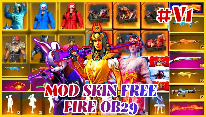 MOD SKIN FREE FIRE OB29 V51 - SKIN SÚNG VIP, TRANG PHỤC, HÀNH ĐỘNG + KHÔNG LỖI TÌM TRẬN| PTN FF