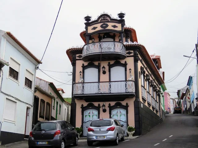 Mansion in Ribeirinha on Terceira Island in the Azores