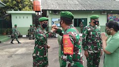  Puluhan Prajurit Kodim 0710/Pekalongan Naik Pangkat