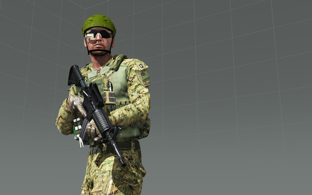 arma3へ様々な小物を追加するSpec 4 Vests MODでPt.Bravoヘルメットが開発中
