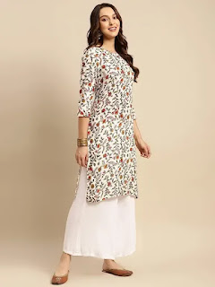 floral print kurti design