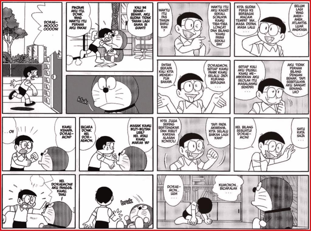  Gambar  Komik Doraemon Yang  Mudah  Digambar  Semua yang  