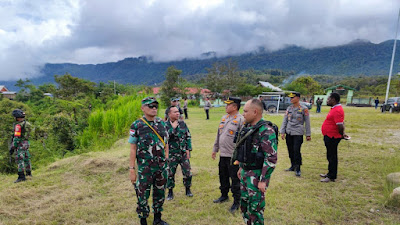 Danrem 172/PWY Tinjau Langsung Yakinkan Situasi Oksibil Sudah Semakin Kondusif