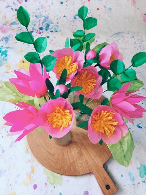 DIY Paper Flower Bouquet Tutorial