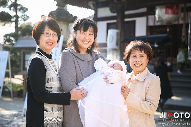 帯解寺でのお宮参り出張撮影