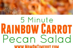 5 Minute Rainbow Carrot Pecan Salad