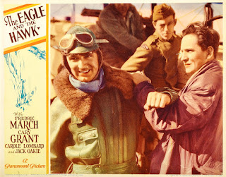 THE EAGLE AND THE HAWKS. Lobby Card: 36 x 28 cms. Estados Unidos. EL ÁGUILA Y EL HALCÓN. The Eagle and the Hawk. 1933. Estados Unidos. Dirección: Stuart Walker. Reparto: Fredric March, Cary Grant, Jack Oakie, Carole Lombard, Guy Standing, Forrester Harvey, Kenneth Howell, Leyland Hodgson, Virginia Hammond, Douglas Scott, Robert Seiter, Dennis O'Keefe.