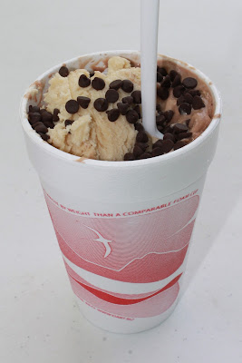 Top Iowa Soft Serve Ice Cream:  The Whippy Dip in Decorah, Iowa - Cookie Dough Tornado