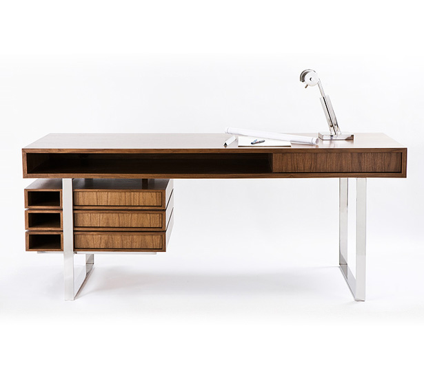 modern floating desk plans