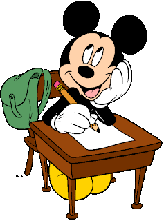 Mickey mouse en el colegio